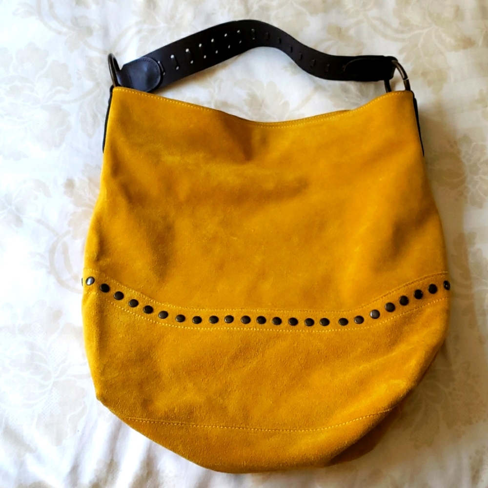 Maurizio Tauiti Suede Handbag